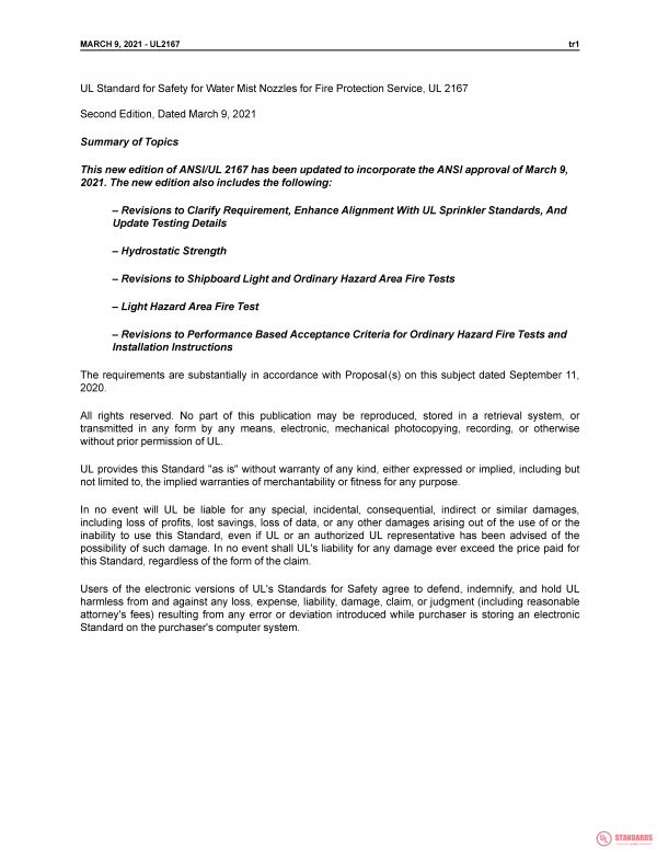 UL 2167 PDF UL 2167 PDF